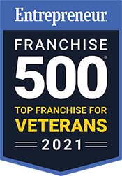 entrepreneur franchise 500 veterans logo