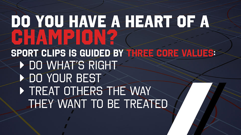 Sport Clips culture infographic